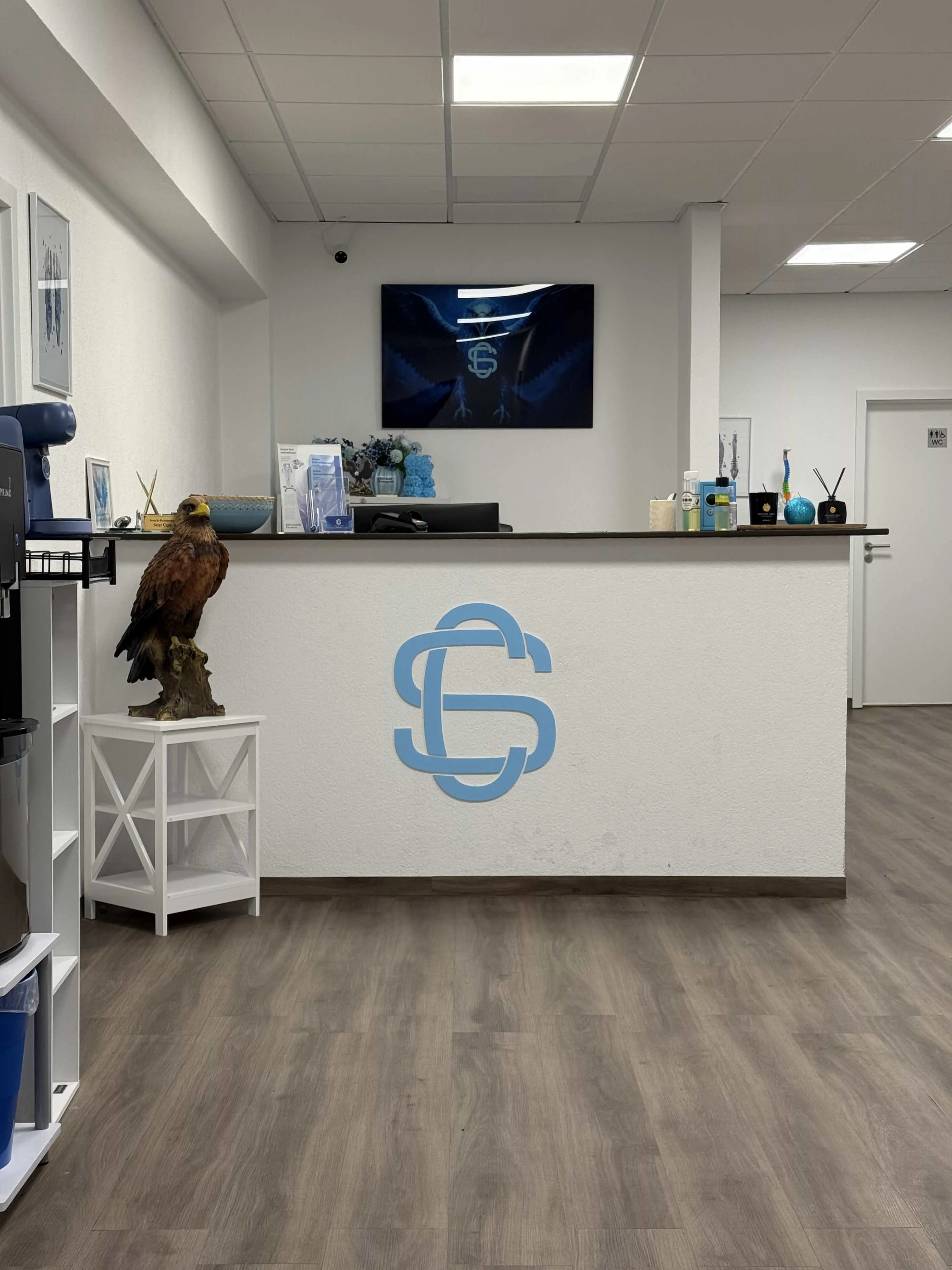 Moderne Physiotherapie-Praxis Hannover Linden - Empfangsbereich