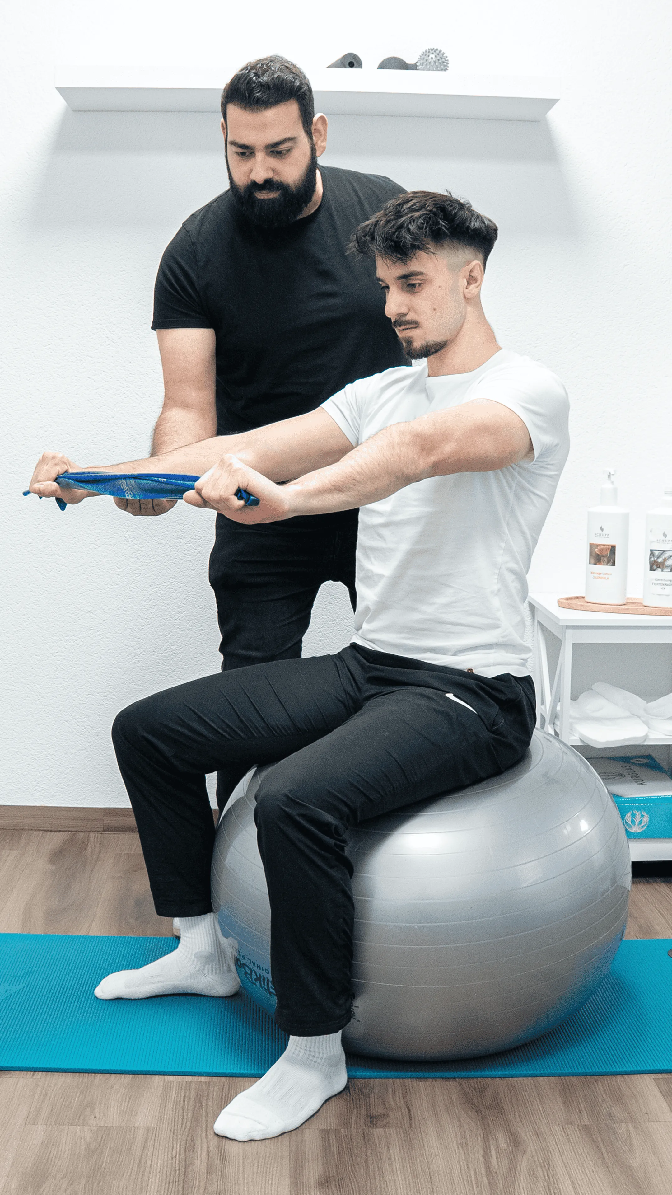 Physiotherapie Behandlung im Praxisalltag